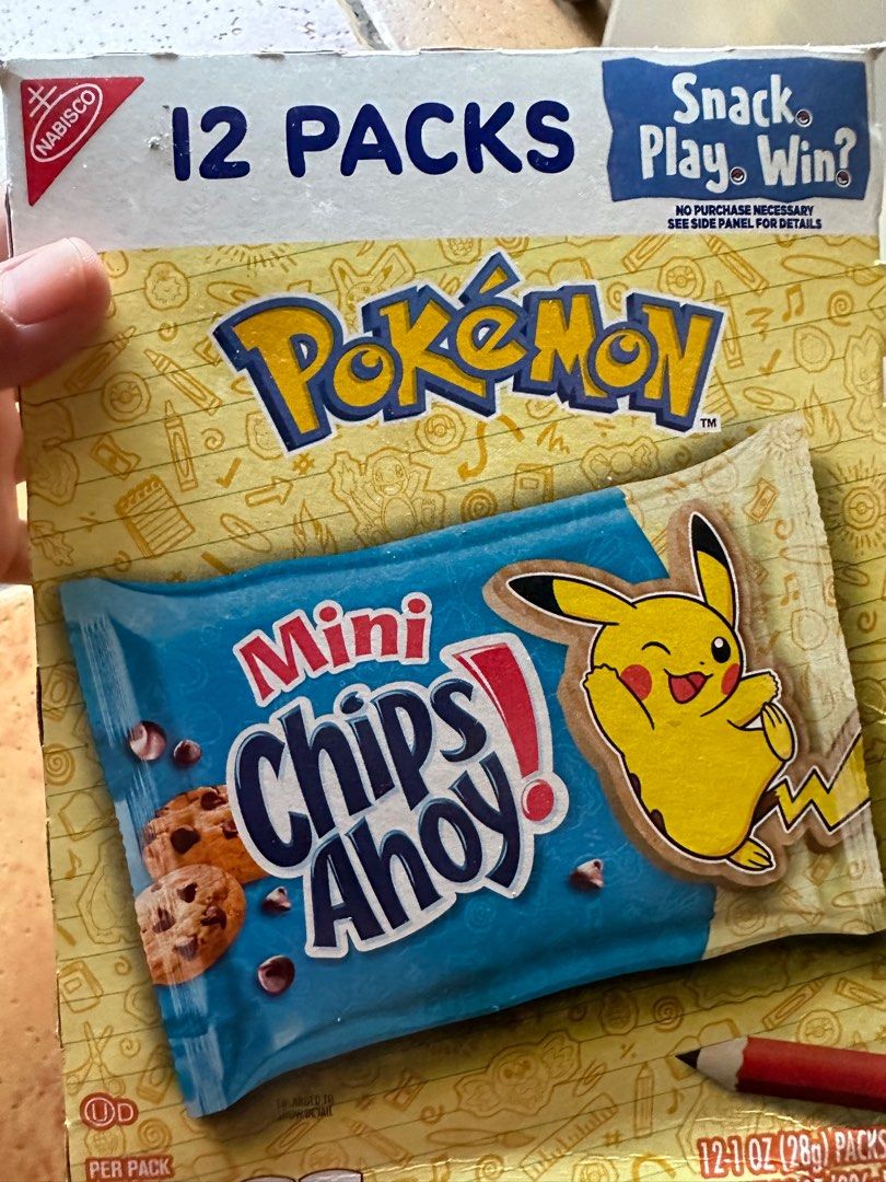 POKEMON LIMITED EDITION Chips Ahoy NOT FOR CONSUMPTION, Hobbies