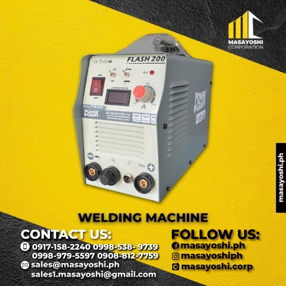Powercraft by HYL TIG ARC Inverter PTW 200i, Welding Machine