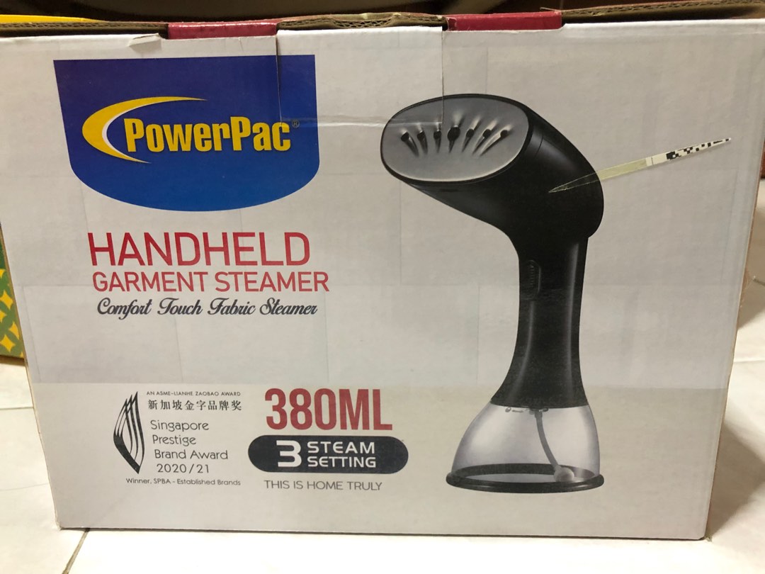Powerpac handheld garment steamer, TV & Home Appliances, Irons