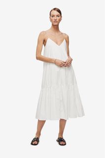 Pretty White Dress - No Brand