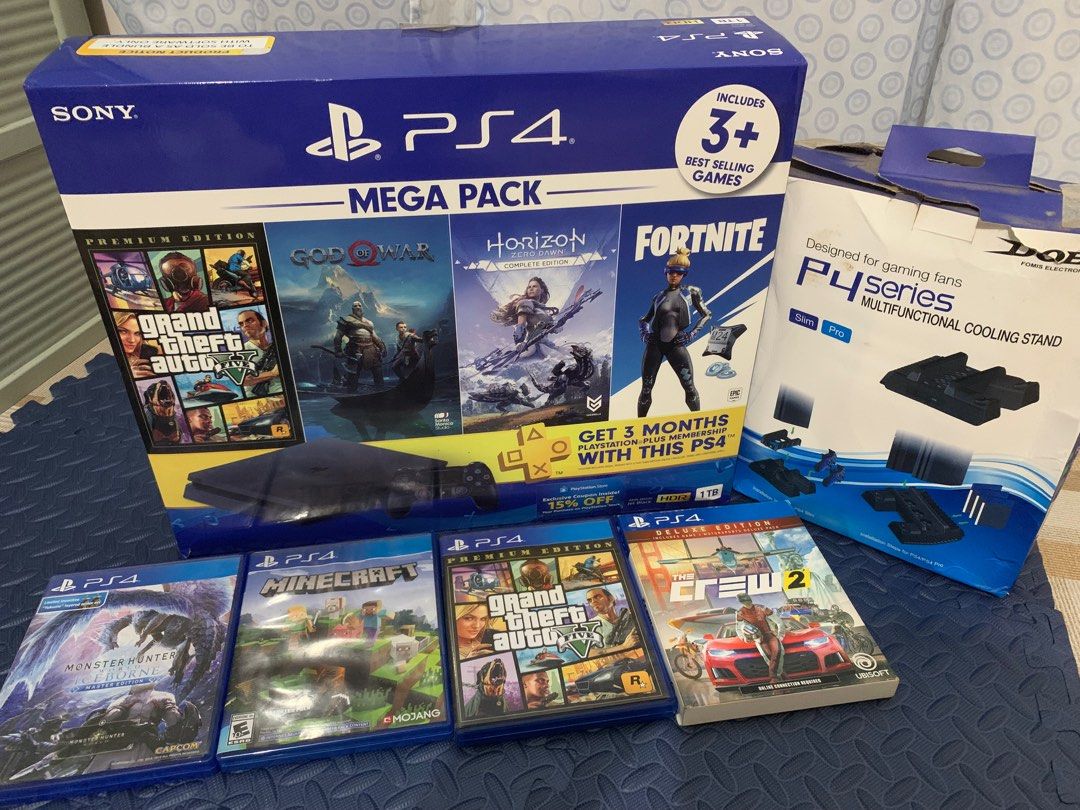 PS4 Slim 1 Terabyte Memory, Video Gaming, Video Game Consoles