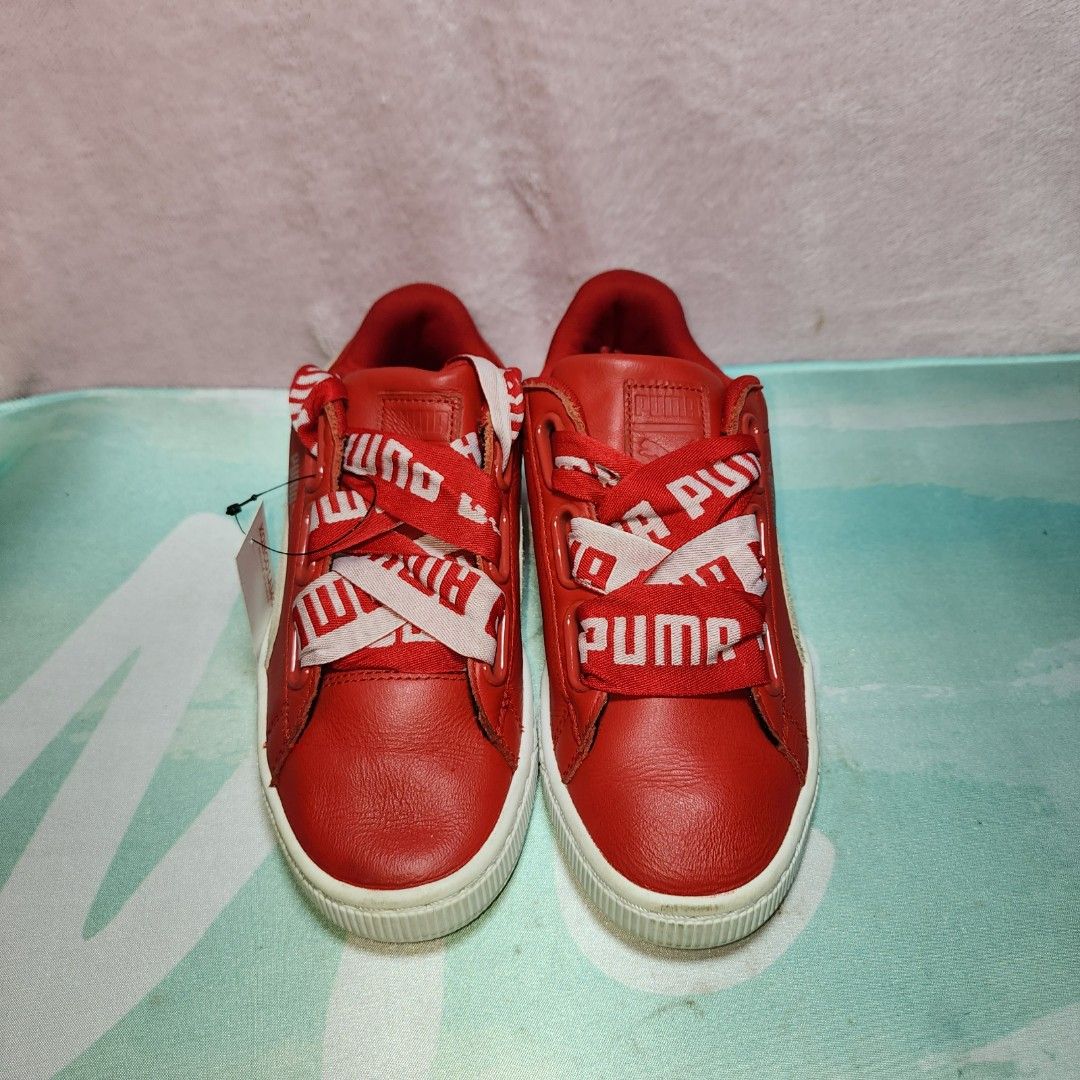 Puma Basket Heart De Womens Size 37.5 Insole 23.5 cm Made in Indonesia