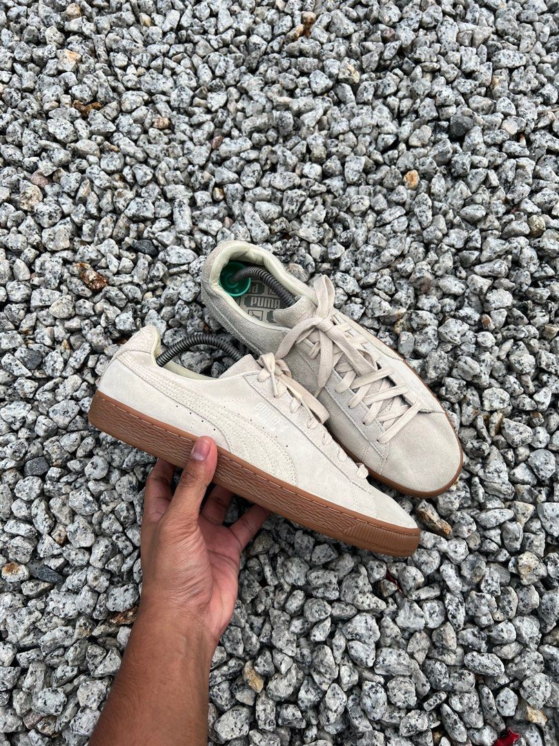 Puma suede gum sole hot sale