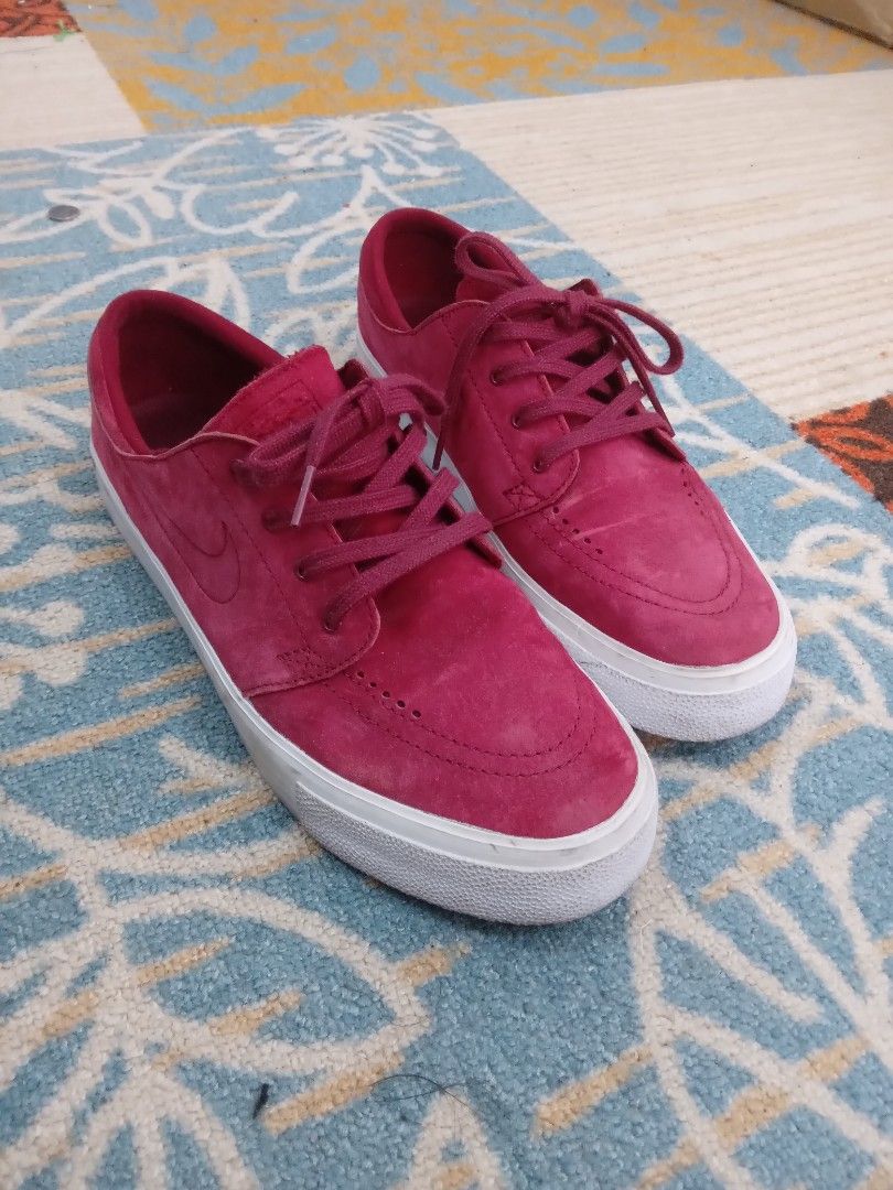 Rare nike sb stefan janoski suede red leather Men s Fashion