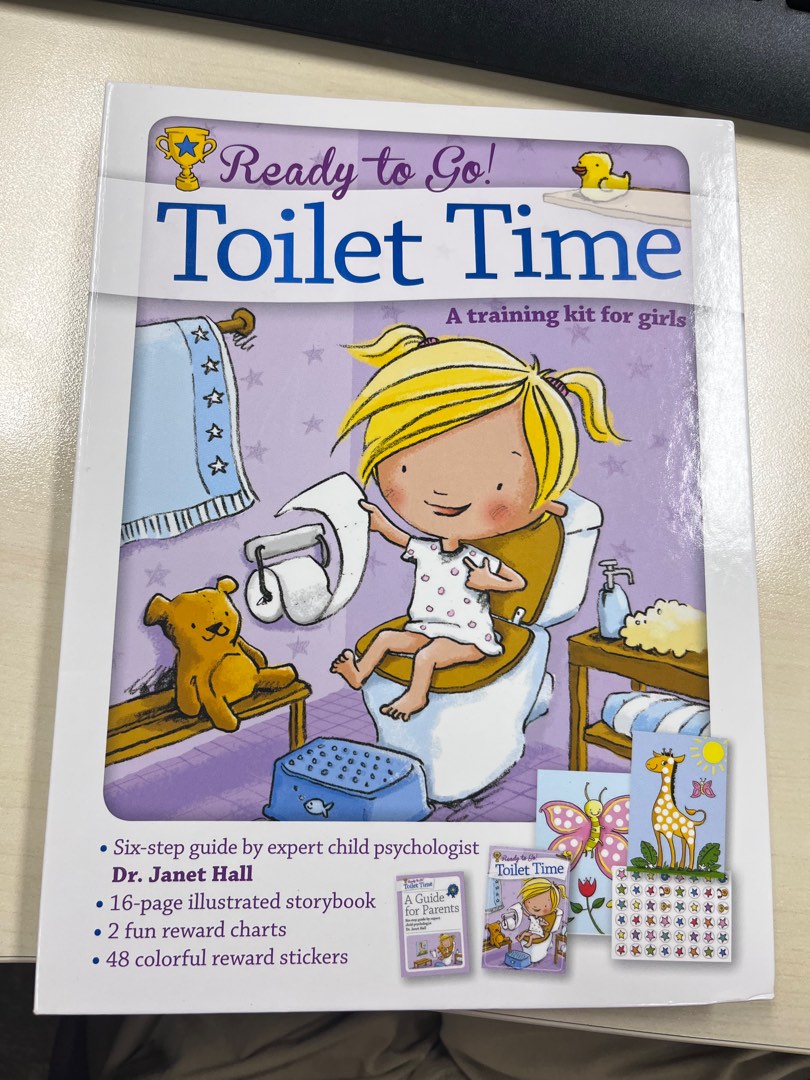 Ready to go! Toilet time A training kit for girls, 興趣及遊戲, 書本 & 文具