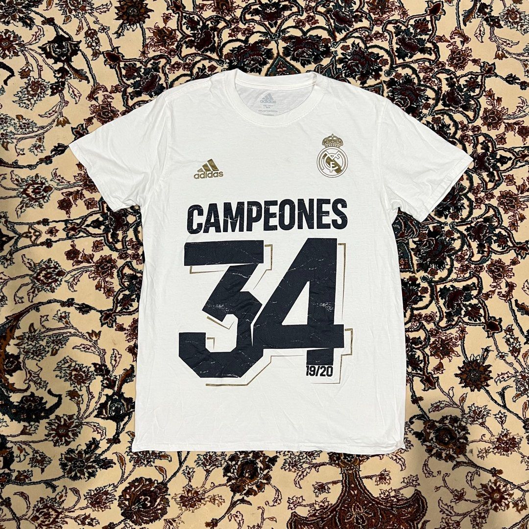 Real madrid 34 campeones shirt best sale