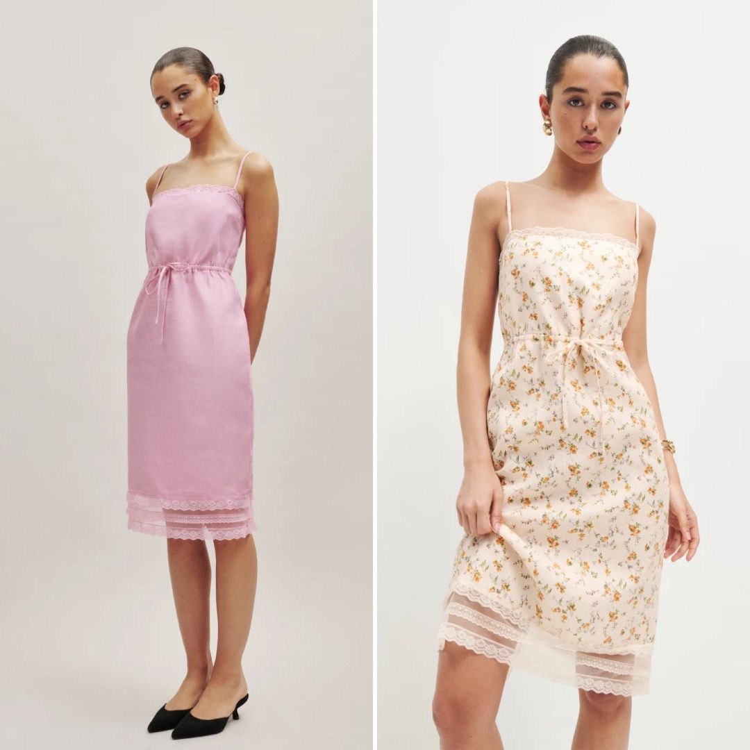 Reformation Neena Linen Dress - in 2 prints!, , & , - Carousell