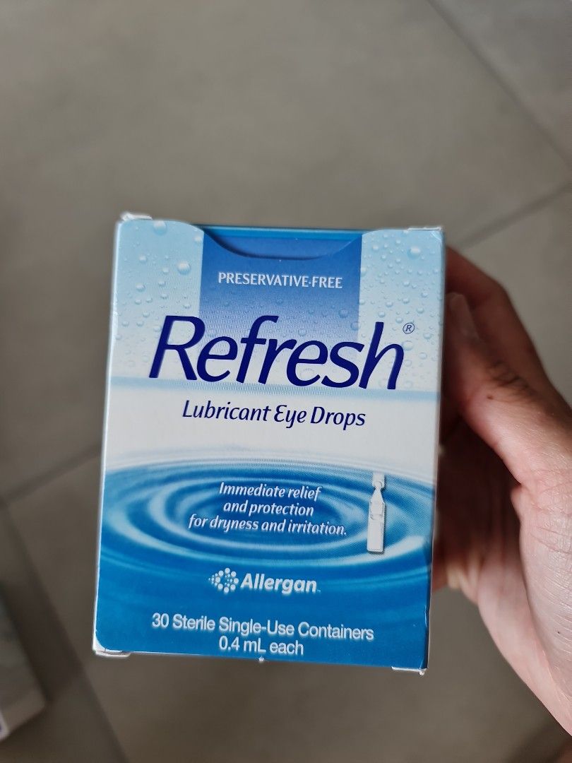 Refresh Lubricant eye drops UNOPENED, Beauty & Personal Care, Vision
