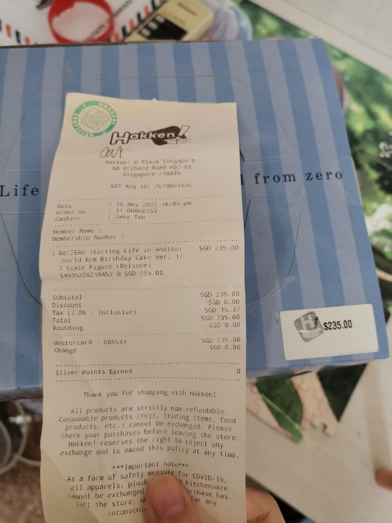 Rem happy birthday cake figurine, Hobbies & Toys, Memorabilia