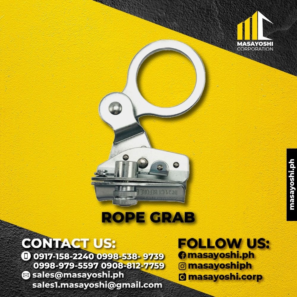 rope grab h8306, fall arrest, rope brake, aid climbing device, safety