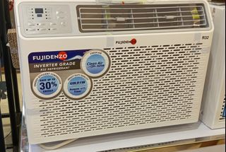 🔥SALE FUJIDENZO .75hp INVERTER GRADE R32 WINDOW TYPE AIRCON REMOTE CONTROL TIMER MODEL👉WAR7501GT