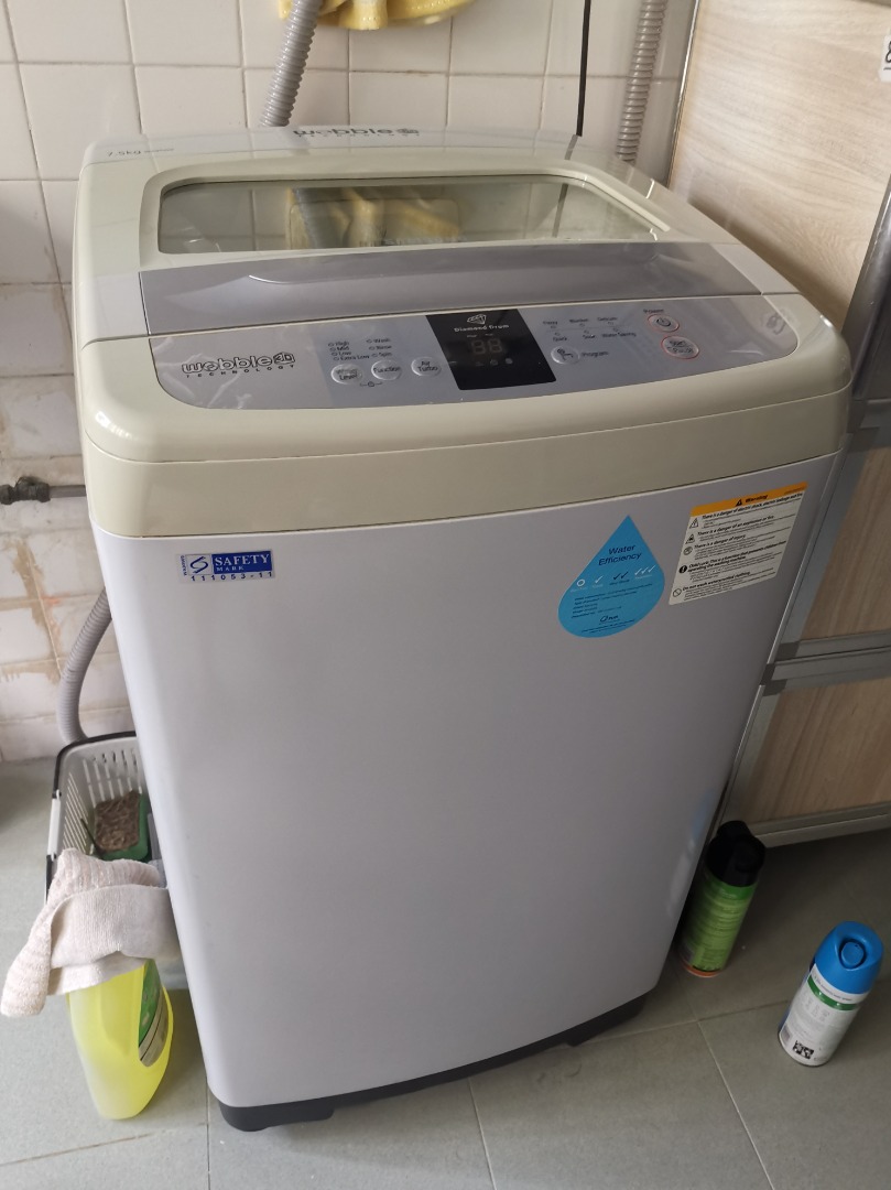 Samsung 7.5kg Wobble washing machine, TV & Home Appliances, Washing