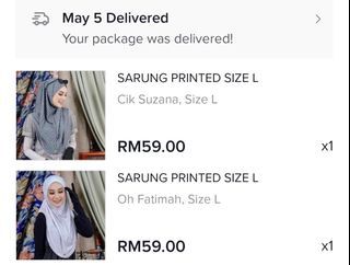SEBAWANG Sarung Printed