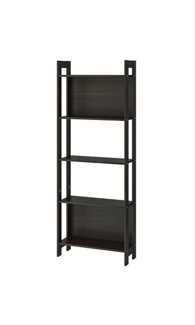 Shelf, bookshelf, bookcase ikea LAIVA Bookcase Blackbrown colour brand