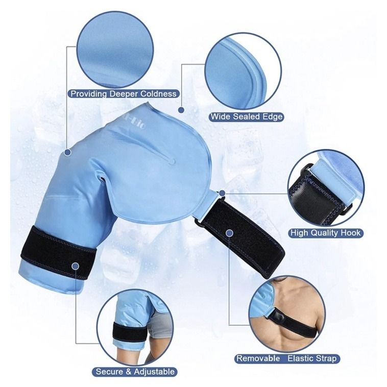Shoulder Ice Pack for Rotator Cuff Injuries, Health & Nutrition