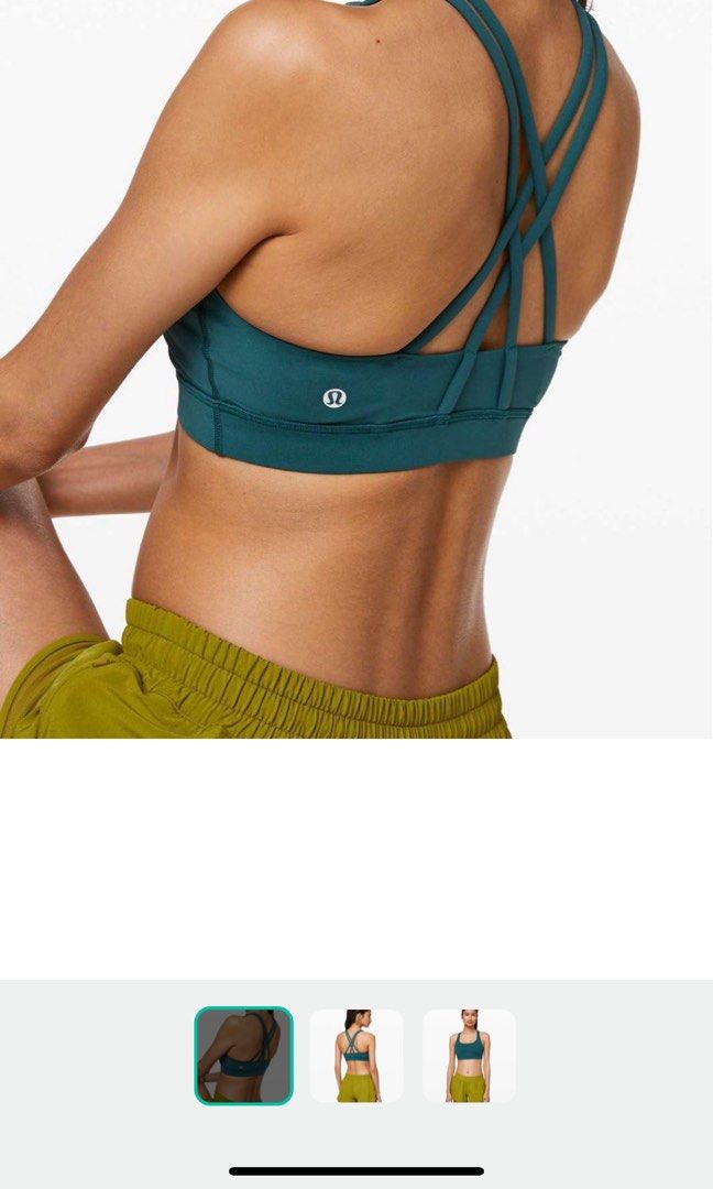 BNWT Lululemon Energy Bra in Twilight Rose, Women's Fashion, Activewear on  Carousell