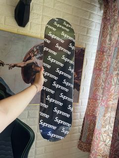 Supreme KAWS Chalk Logo Skateboard Deck Red Confirmed Order