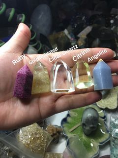 Small Towers Bundle Take All 10pcs High Quality All Natural Crystals