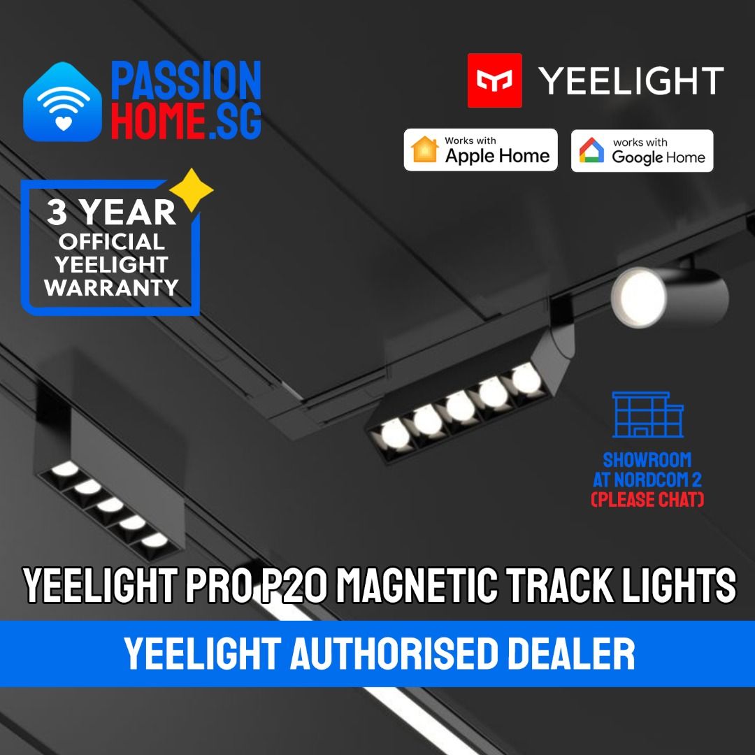 Smart Magnetic Track Light P20 Yeelight Pro Furniture Home Living Lighting Fans Lighting on Carousell