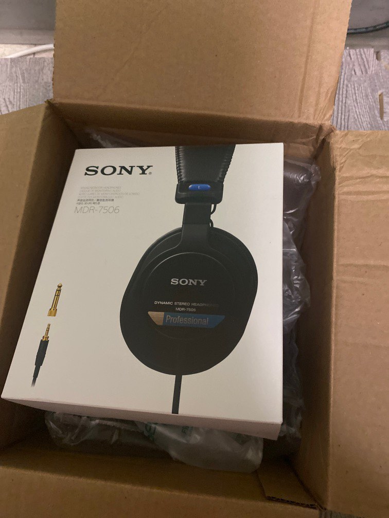 Sony 專業耳機MDR-7506 （唔小心買錯左）, 音響器材, 頭戴式/罩耳式