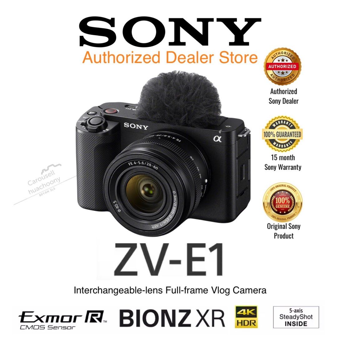 SONY ZV-E1 body $2850 / SONY ZV-E1 28-60mm kit $3230, Photography ...