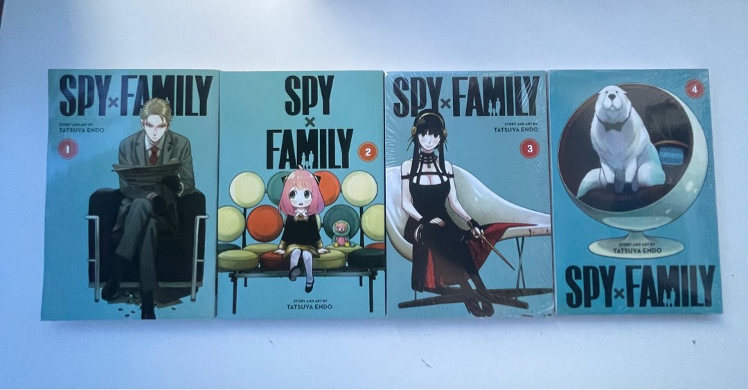 SPY X FAMILY MANGA (vol1-4), Hobbies & Toys, Books & Magazines, Comics