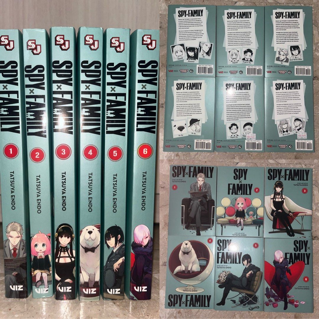 spy x family manga vol 1-6, Hobbies & Toys, Books & Magazines, Comics