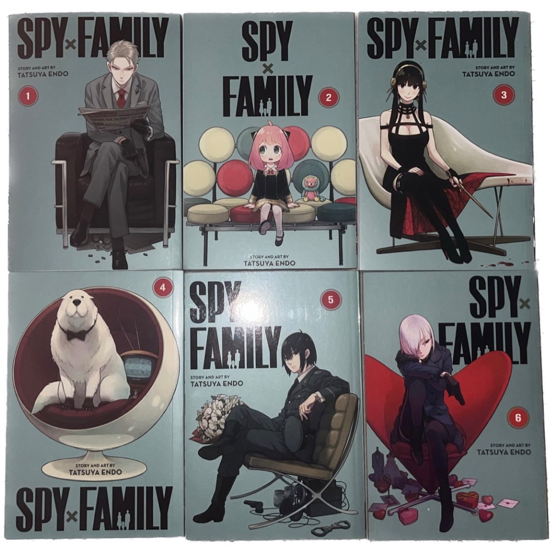 spy x family manga vol 1-6, Hobbies & Toys, Books & Magazines, Comics