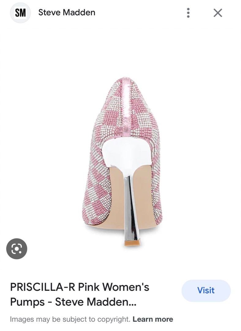 Steve madden online pink glitter heels