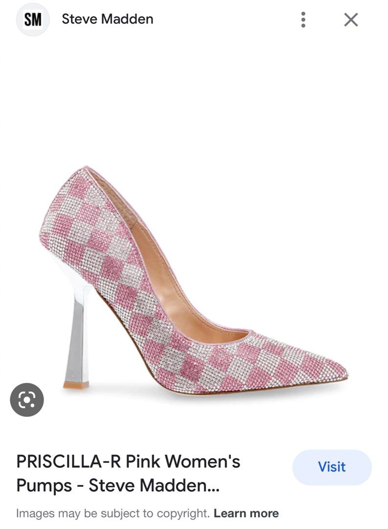 Steve Madden Heels. Bling Heels. Gala Heels. Wedding Heels. Bride Heels. Pink Heels. Silver Heels. Checkers. Priscilla R