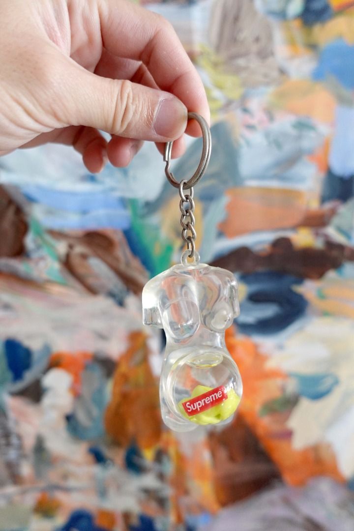 Supreme pregnant clearance keychain