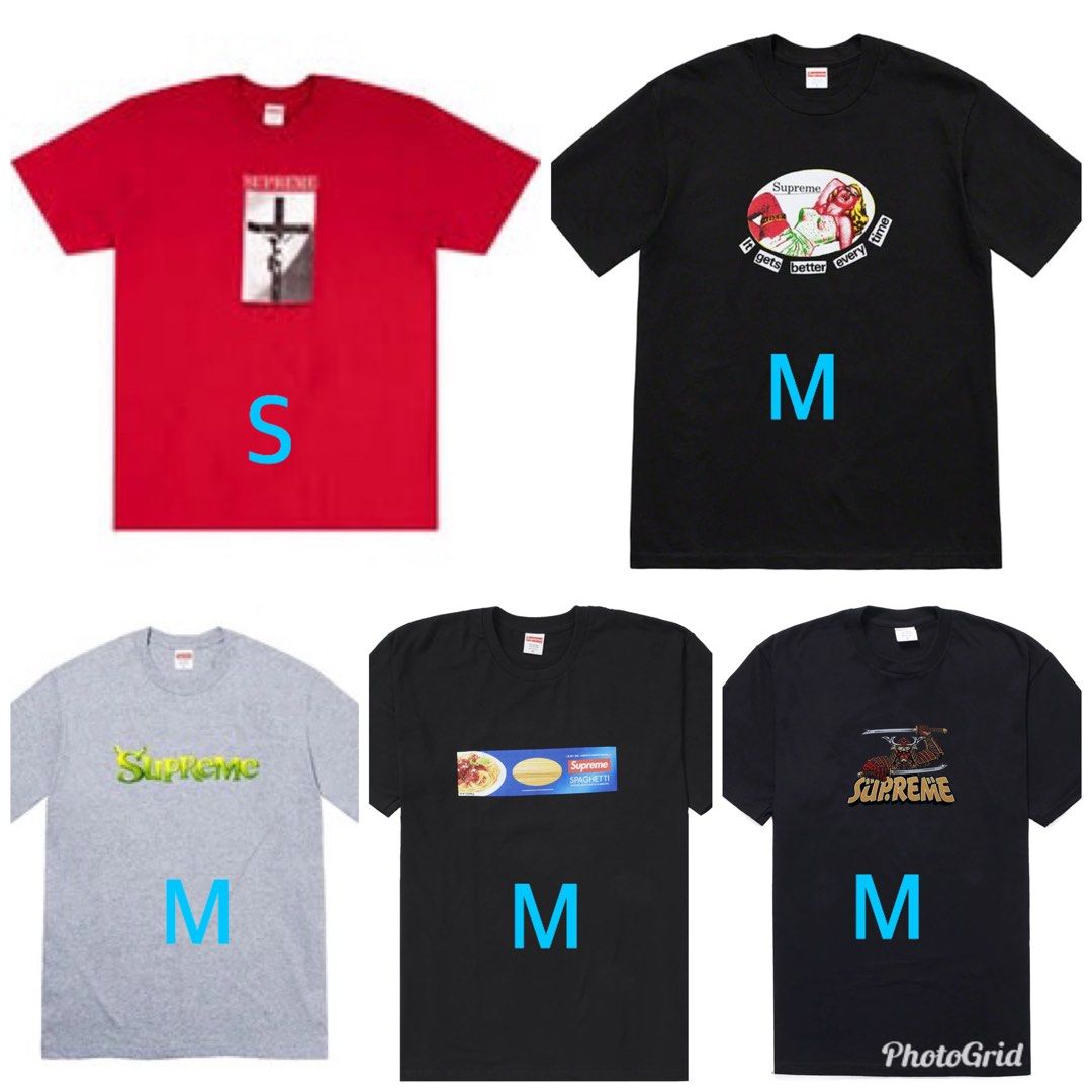 Supreme tee 購自美國$399, 名牌, 服裝- Carousell