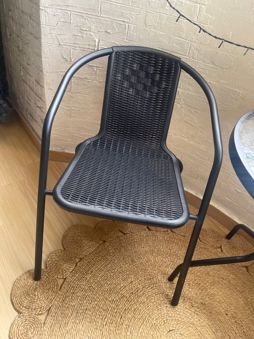 Synthetic rattan outdoor chairs, Furniture & Home Living, Furniture