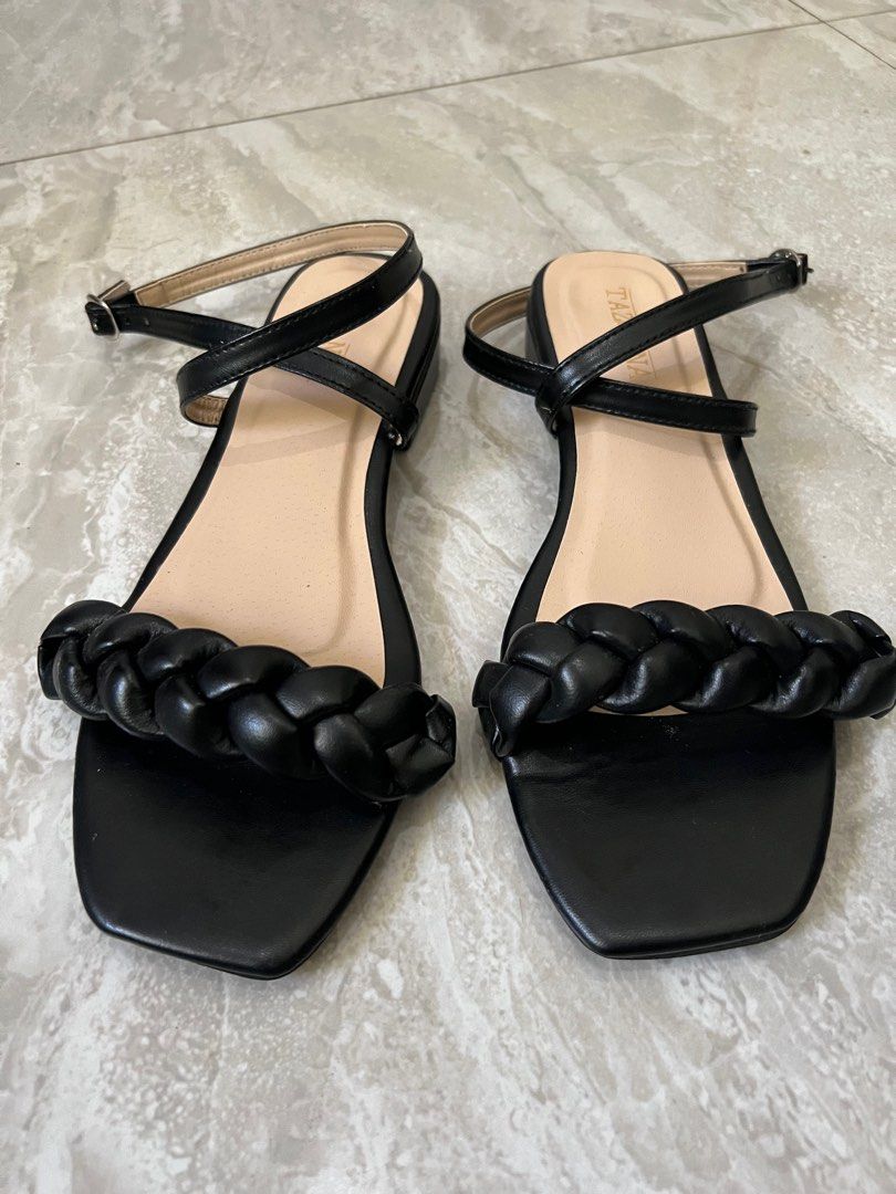 TAZANNA Criss-cross Braid sandals NEW, Women's Fashion, Footwear, Flats ...