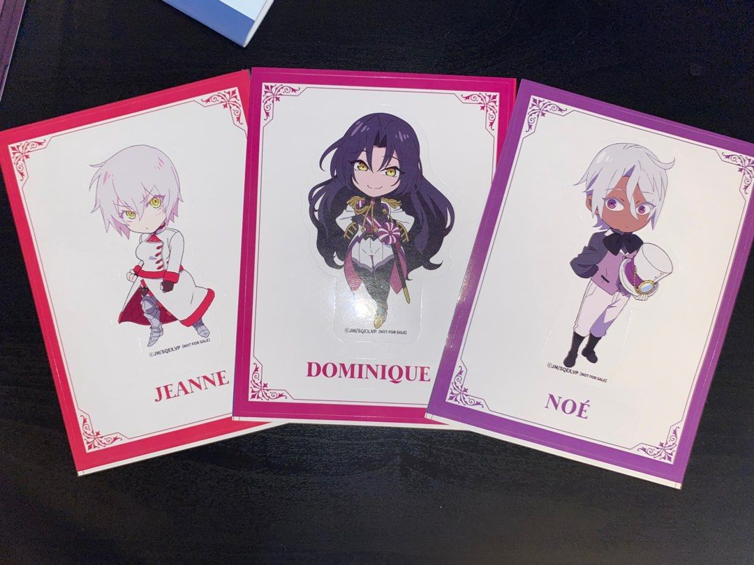 The Case Study of Vanitas no Shuki Carte Aniplus Cafe collab merch