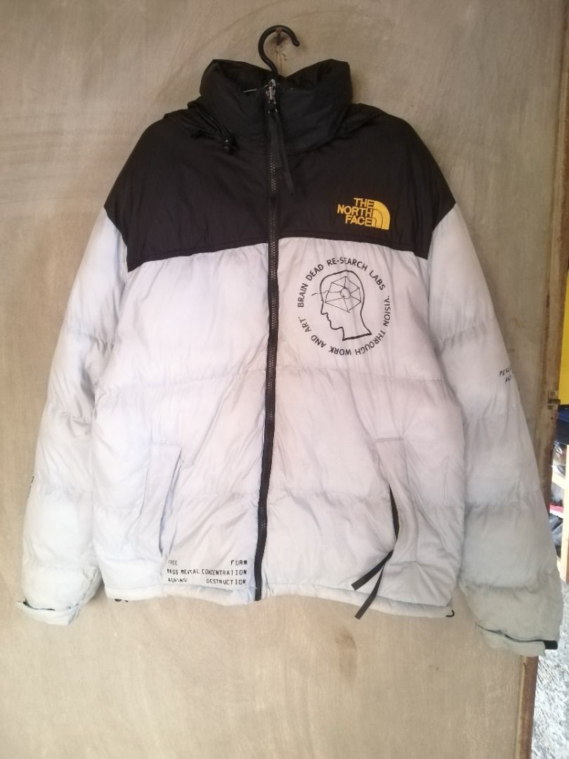The north face x brain dead nuptse jacket sky blue sales