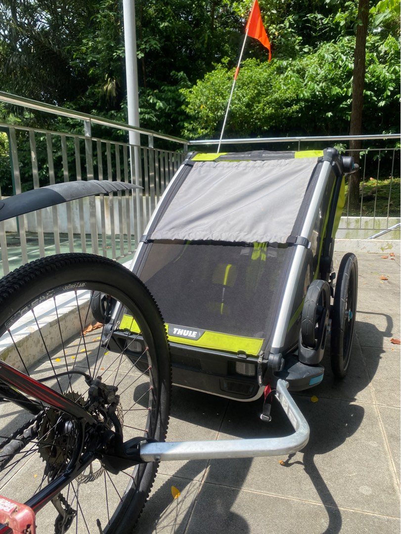 Thule Chariot Cab 2 double bike trailer, Babies & Kids, Going Out