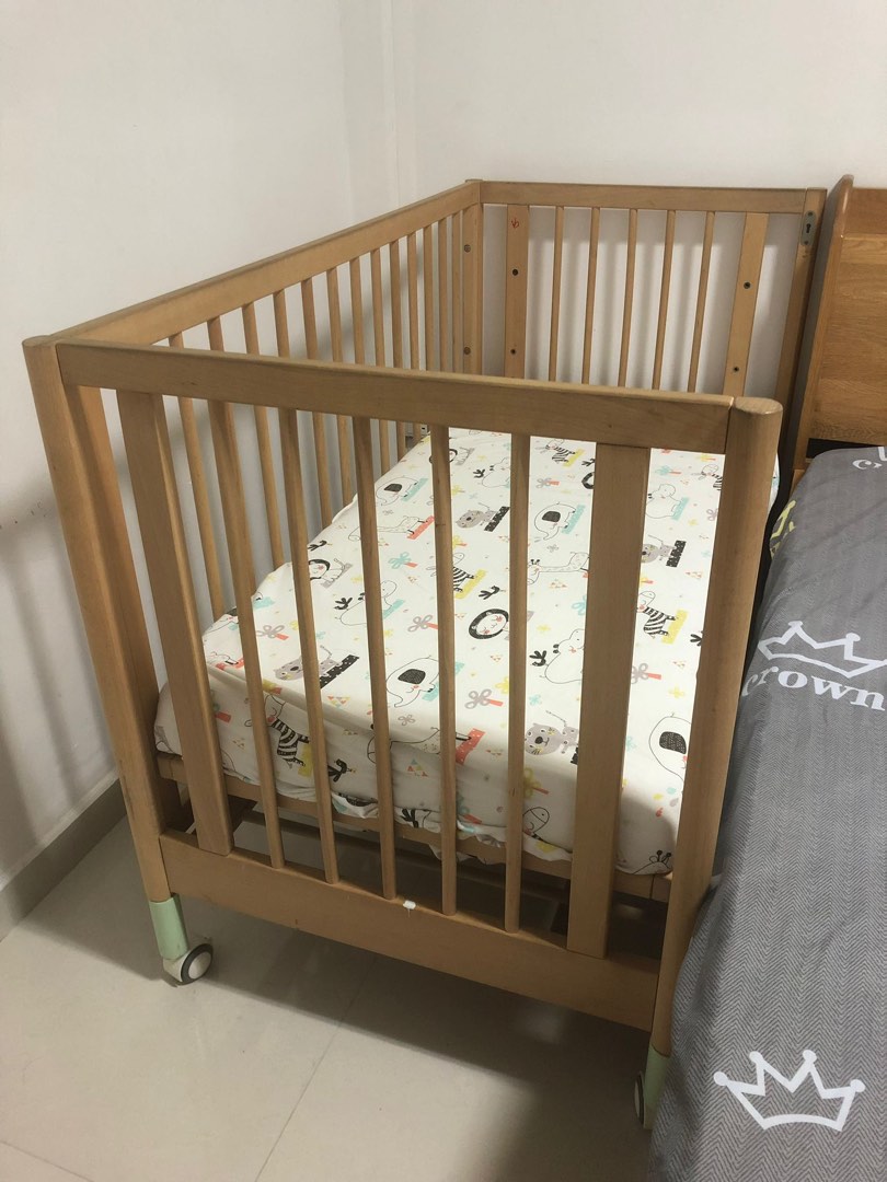 To bless Used Baby Cot and Mattress 120cm x 60cm, Babies & Kids, Baby