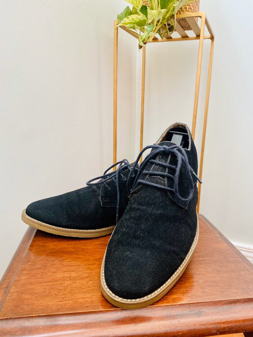 TOPMAN faux suede laced up shoes further discount Men s Fashion Footwear Casual Shoes on Carousell