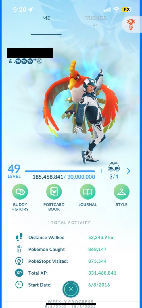 ELITE 2016 Pokémon Go Account. Level 50. 507 Hundos. 131 Shundos. 1714  Shinies.