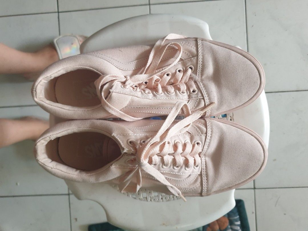 Vans old skool light pink sales