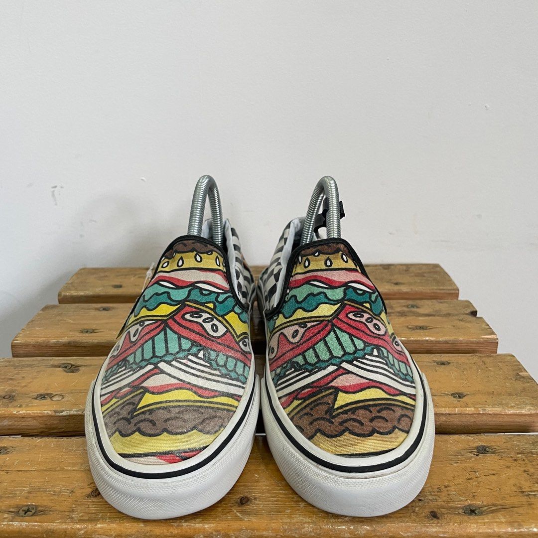 Vans Slip On Late Night Burger Men s Fashion Footwear Sneakers