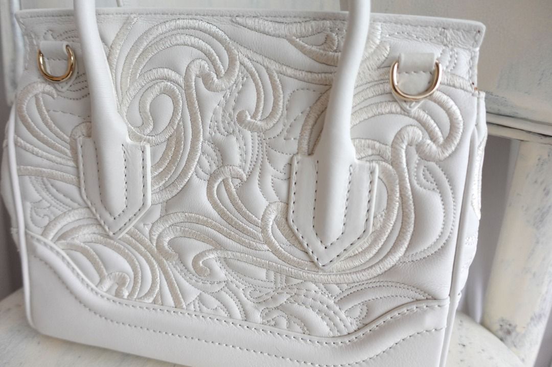 Embroidered palazzo empire bag new arrivals