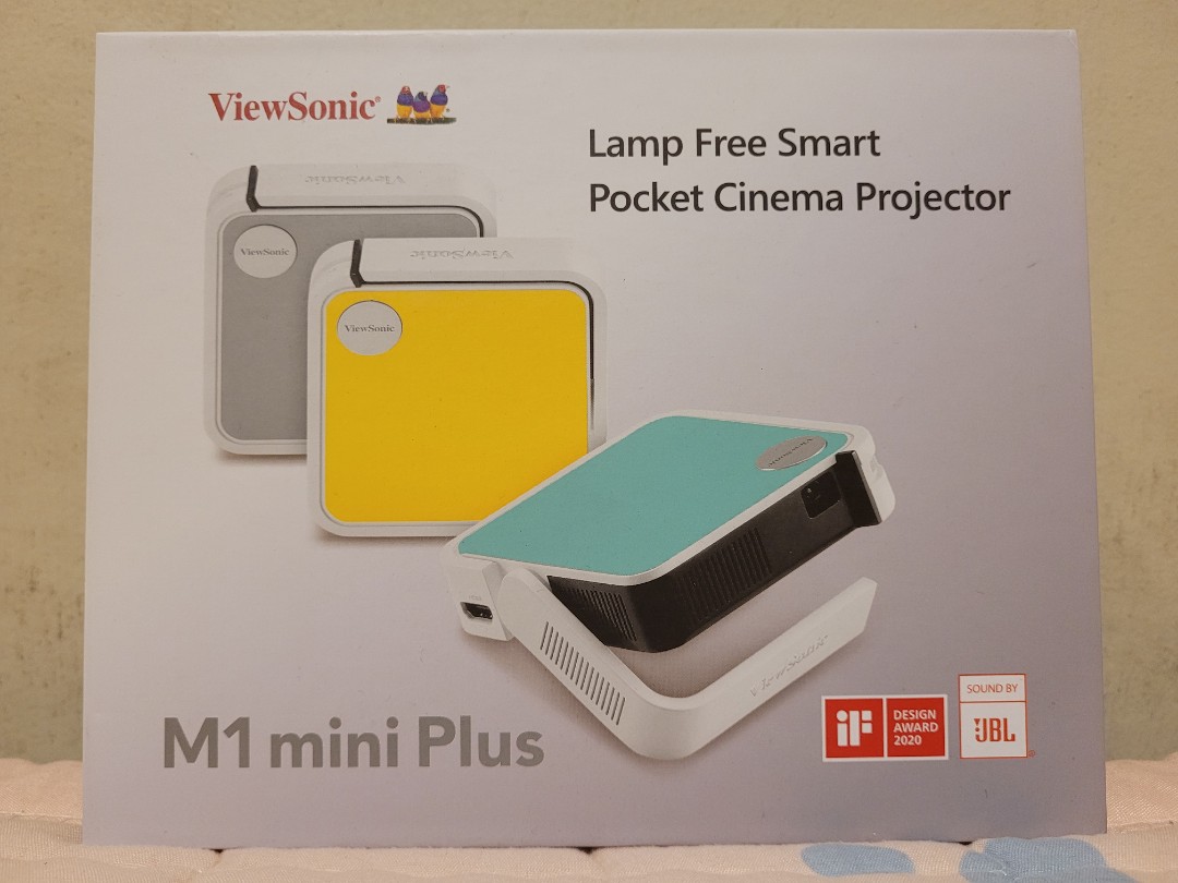 ViewSonic M1 Mini Plus Smart LED Portable Pocket Projector 854 x 480, TV   Home Appliances, TV  Entertainment, Projectors on Carousell