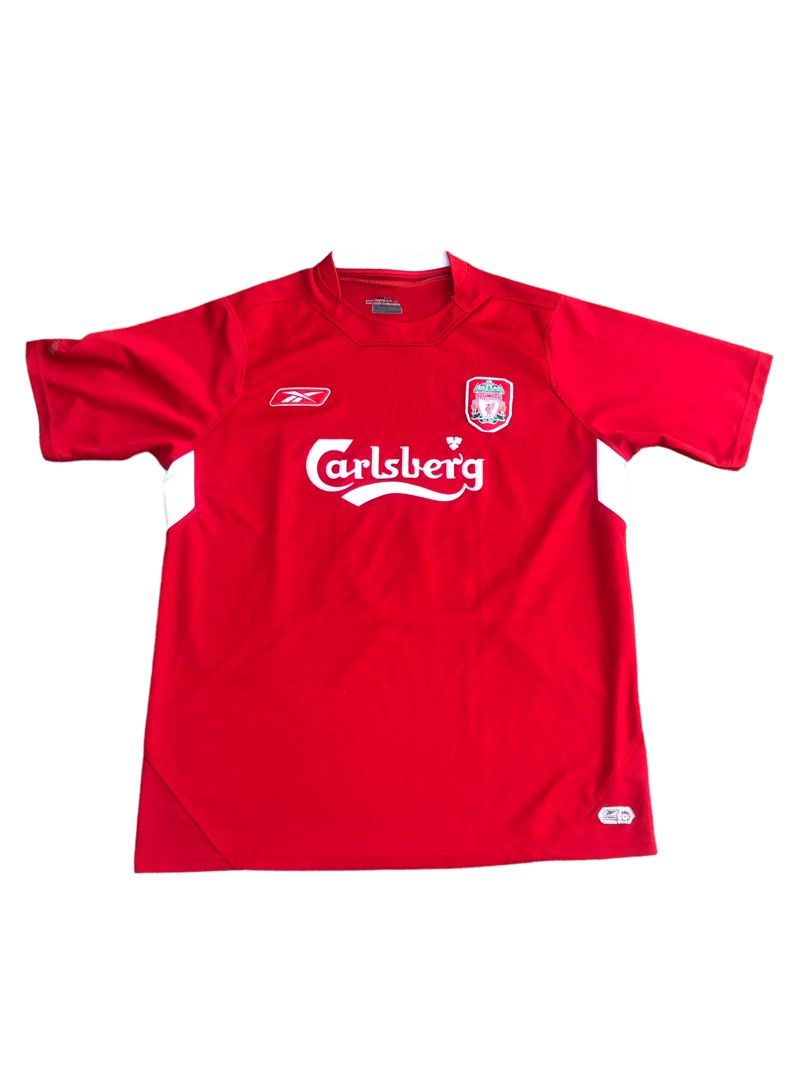 Vintage 2004 06 LIVERPOOL Reebok Home Shirt Red Jersey Men s