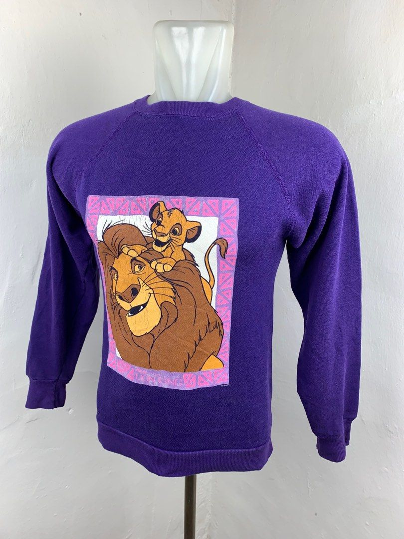 Vintage 90s The Lion King Disney Movie Sweatshirt Women s