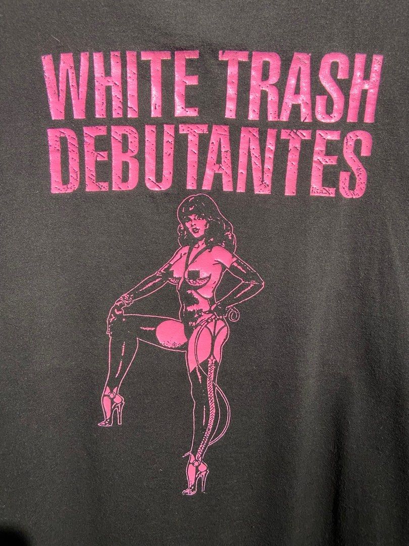Vintage 90s White Trash Debutantes Band Men s Fashion Tops Sets vintage-90s-white-trash-debutantes-band-men-s-fashion-tops-sets