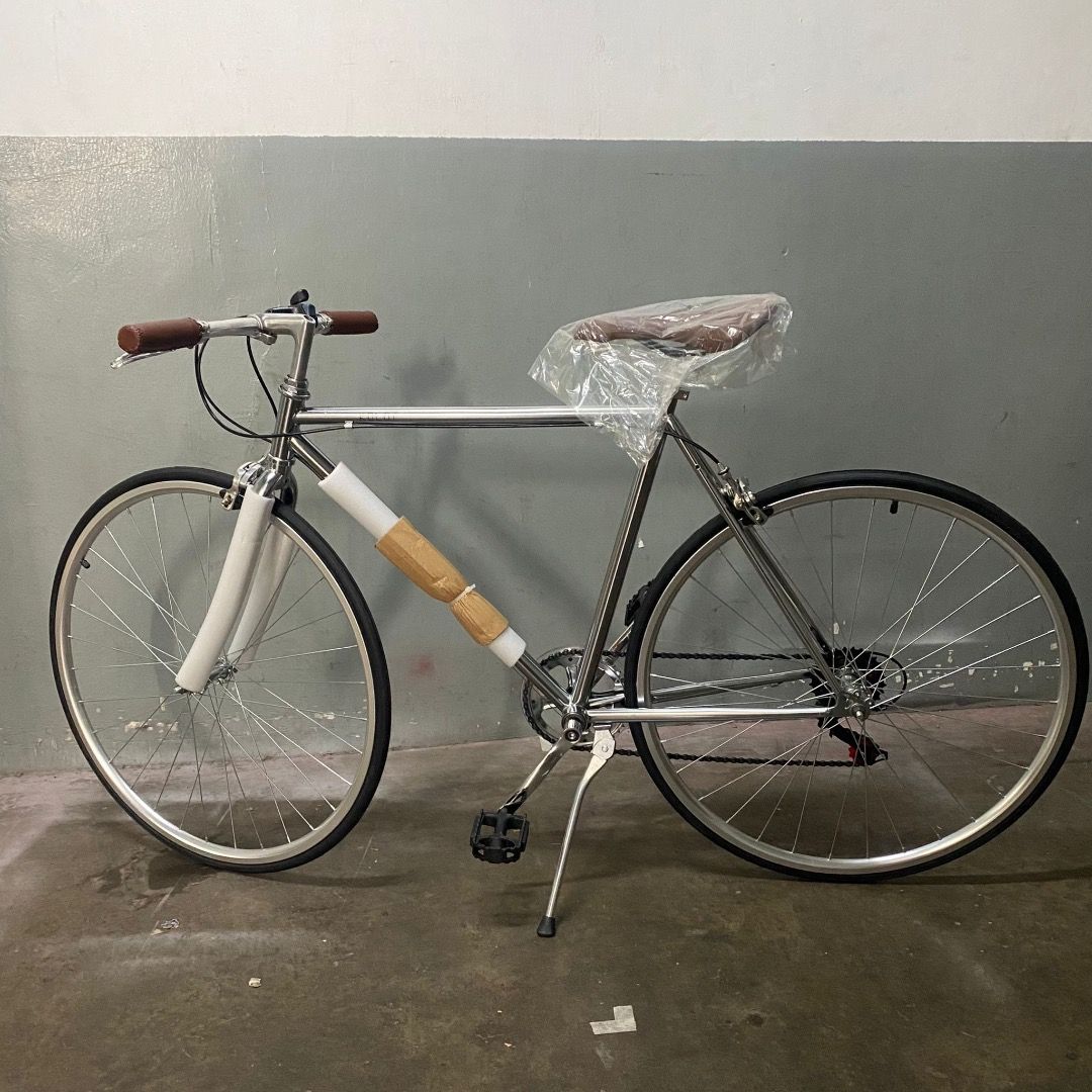 Vintage Road bike Peacock blue 28inch wheel aluminium alloy frame Road