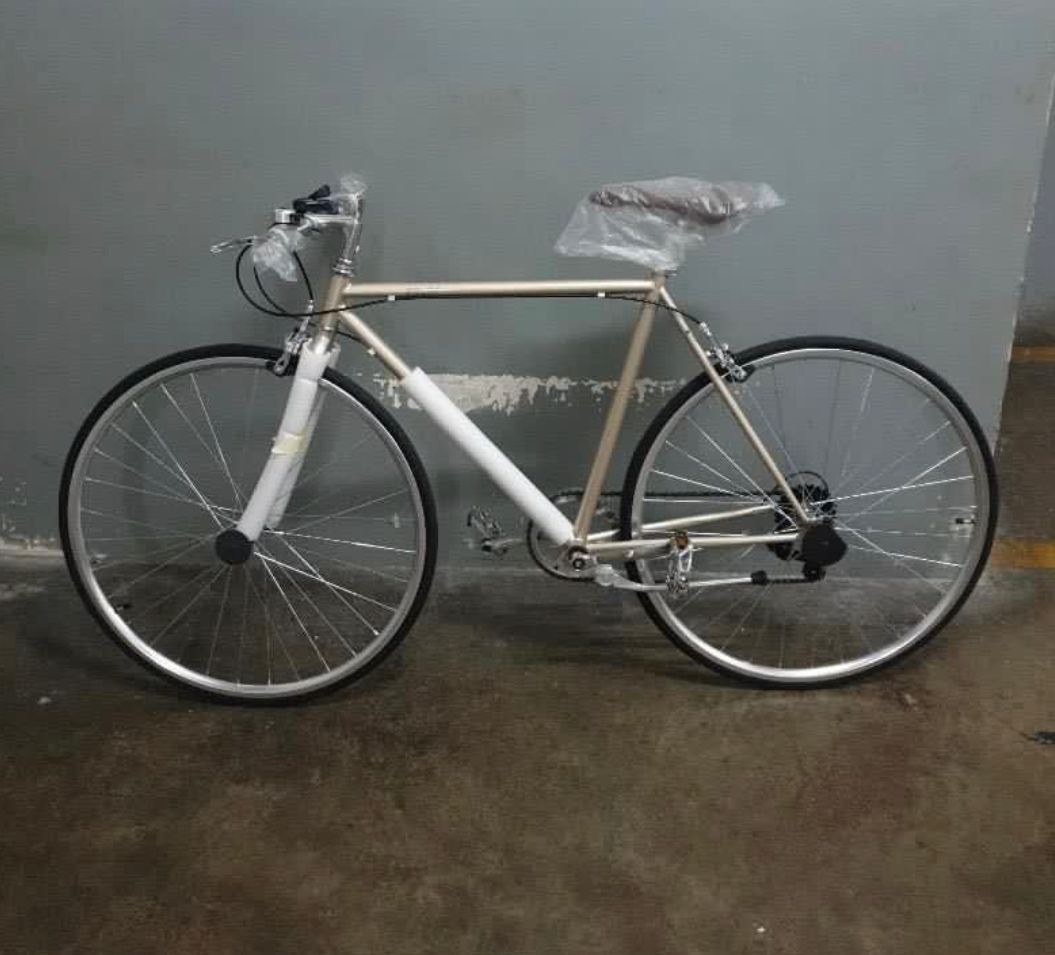 Vintage Road bike Peacock blue 28inch wheel aluminium alloy frame Road