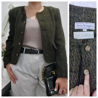 Vintage Style Tweed Blazer